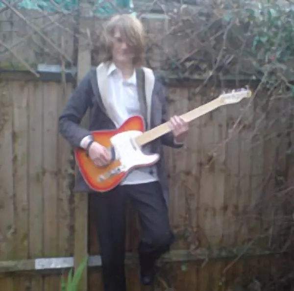 Stanley Temple, electric guitar student at Cool Gool Music, Rotherhithe, London SE16